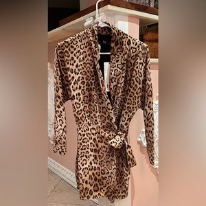 New with tags, Zara leopard romper. Size XS